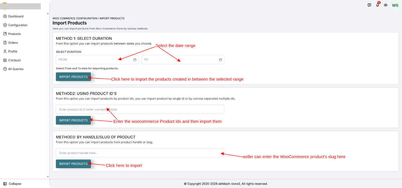 WooCommerce product import methods